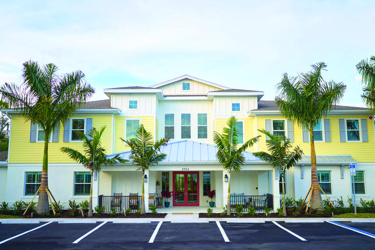 Exterior of the Valerie’s House Fort Myers Family is Forever Home in Southwest Florida.