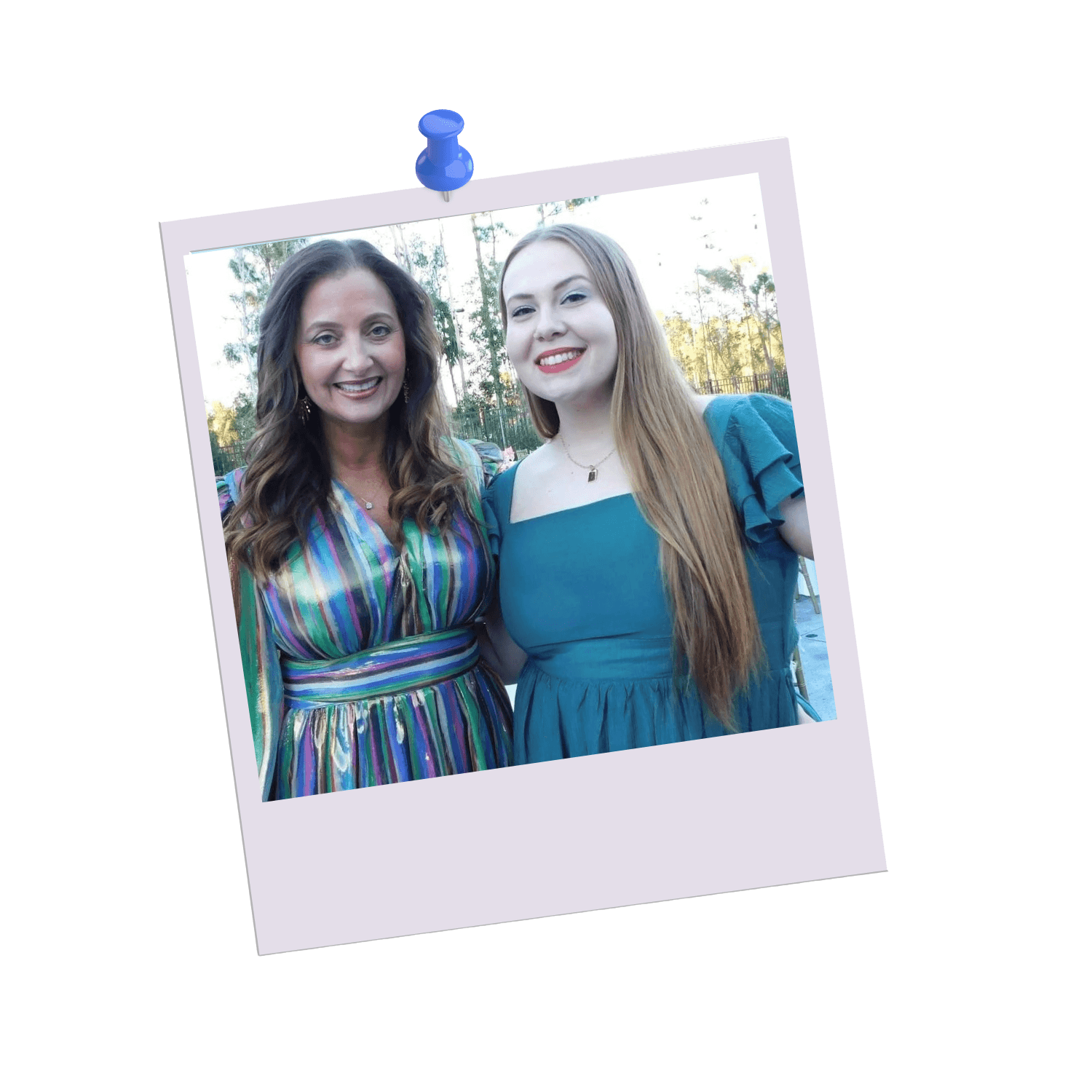 Angela Melvin with teen ambassador Alexis Dehetre smiling together outdoors